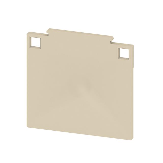 WTW WF6-WF12 Płyta separacyjna (terminal), Płyta zamykająca i pośrednia, 50 mm x 48 mm, Ciemnobeżowy /20szt./ 1781240000 WEIDMÜLLER