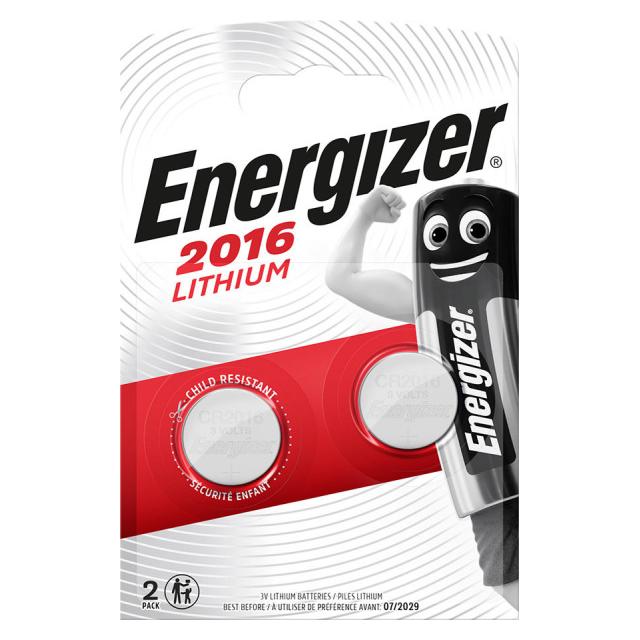 Bateria Energizer specjalistyczna Litowa Mini CR2016 Do Zegarka Wagi /2szt./