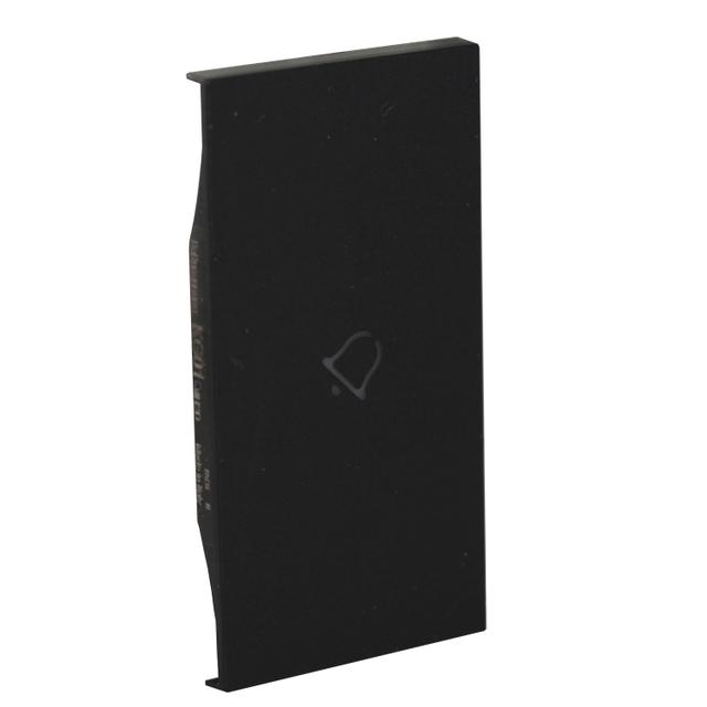 LIVING NOW 'MY HOME' - KLAWISZ Z SYMBOLEM  DZWONEK  - 2 MODUŁY - CZERŃ, Bticino