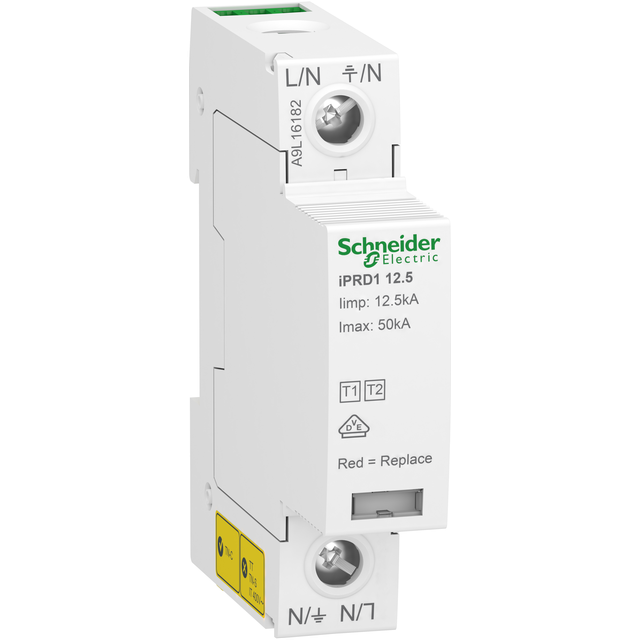 Ogranicznik przepięć iPRD1 12.5R-T12-1 1P T1+T2 (B+C) A9L16182 Schneider