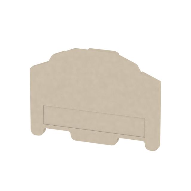 ZAP/TW7 Płyta separacyjna (terminal), Płyta zamykająca i pośrednia, 50.5 mm x 36.2 mm, Ciemnobeżowy /50szt./ 1706110000 WEIDMÜLLER
