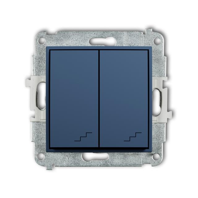 ICON Łącznik podwójny schodowy navy blue 64IWP-33 KARLIK