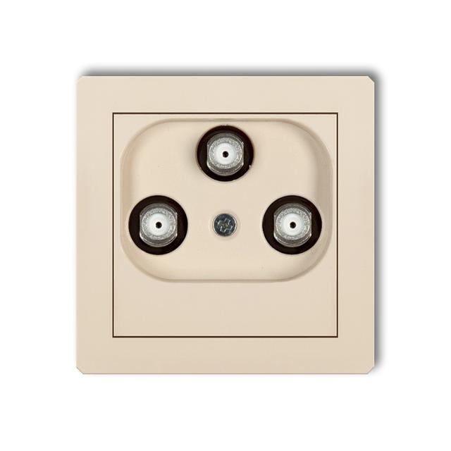 DECO Mechanizm gniazda multimedialnego 3F DATA (Vectra) beżowy