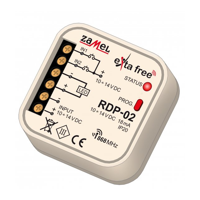 STEROWNIK LED JEDNOKOLOROWY TYP: RDP-02