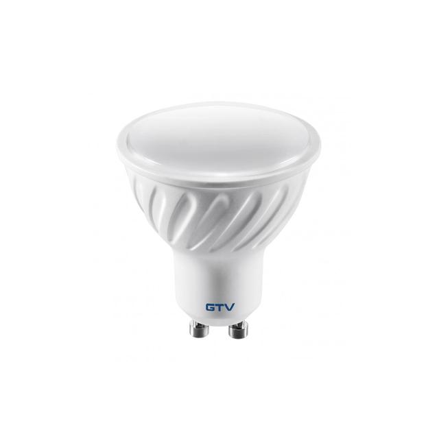 ŻARÓWKA LED, SMD 2835, CIEPŁA BIAŁA, GU10, 6 W, AC220-240V, 50-60Hz, KĄT ŚWIECENIA 120*, 440lm, 52 m