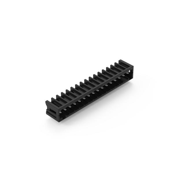Wtyk THR Pin lutowniczy 1,0x1,0mm konstrukcja kątowa czarny /50szt./ 734-176/105-604 WAGO