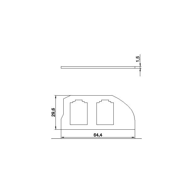 MPR2/2B, PŁYTKA MONTAŻOWA