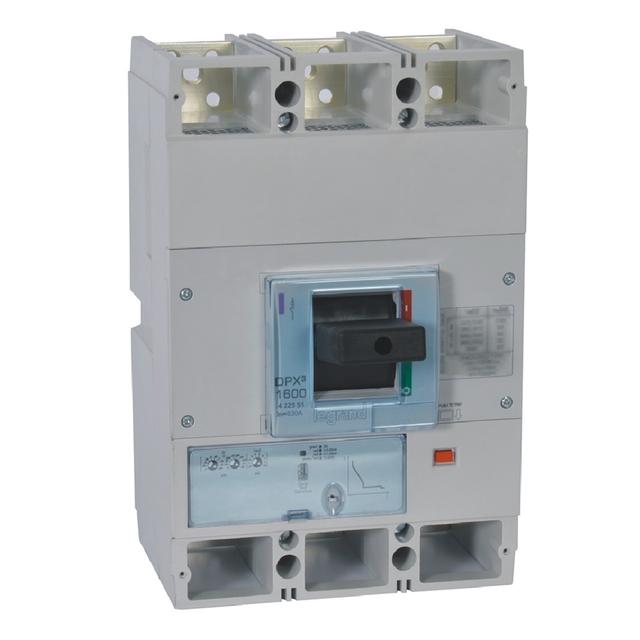 Wyłącznik DPX3 1600 S1 3P 630A 50Ka 422551 LEGRAND