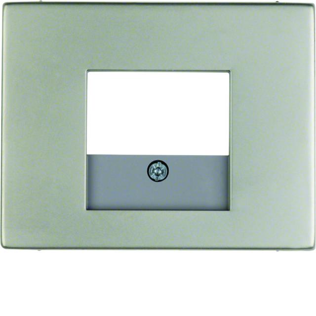 BERKER K.5 Płytka czołowa do gniazda głośnikowego i gniazda ładowania USB stal szlachetna 10357004 H