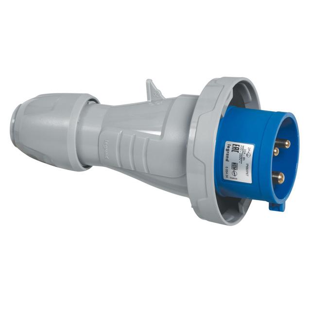 P17 TEMPRA PRO WTYCZKA PRZENOŚNA 16A 2P+Z 230V IP67, Legrand