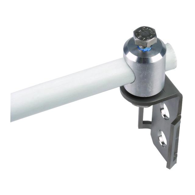 Łącznik do mocowania wsporników DEHNiso, szer. 30 mm, stal nierdzewna NIRO