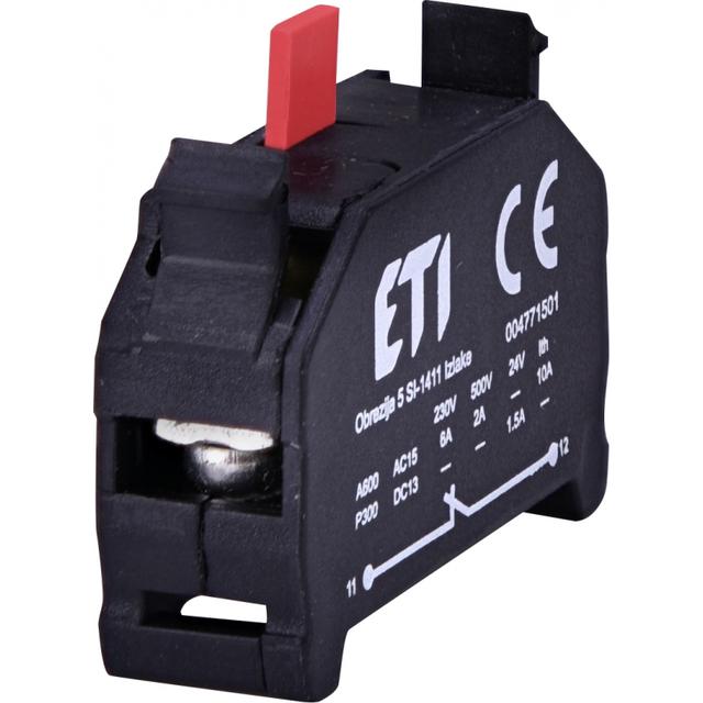 Styk NC normalnie zamknięty E-NC 004771501 ETI