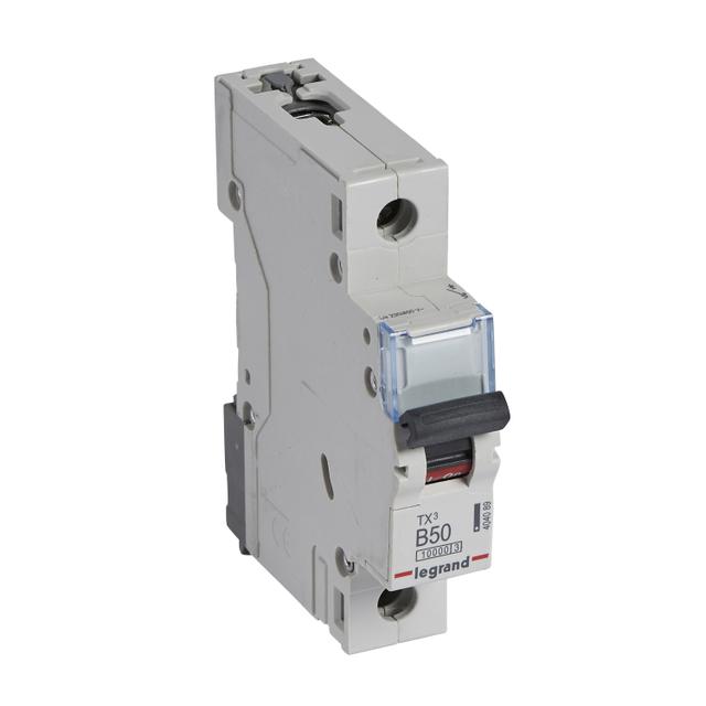 Wyłącznik Nadprądowy S 311 1P B50A 10000A TX3 404089 LEGRAND
