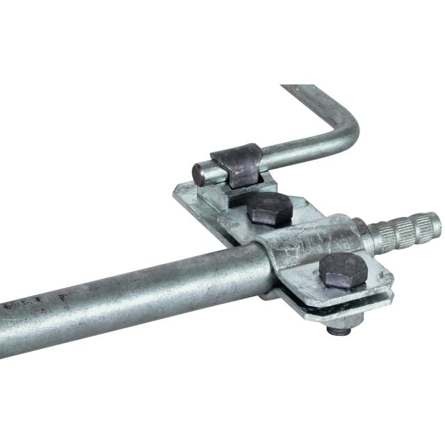 Zacisk do uziomów fi 20 mm i drutu 7-10 mm, St/tZn