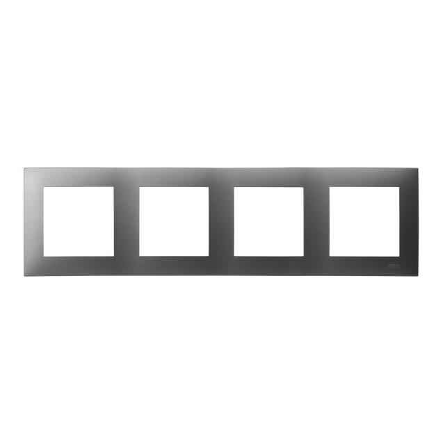 SZAFIR Ramka poczwórna - kolor szary mat