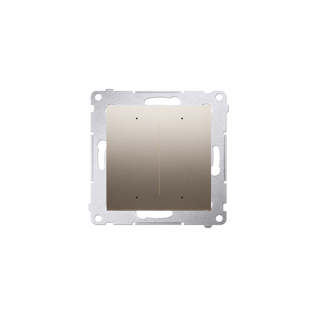 Simon 54 GO Sterownik przyciskowy oświetleniowy - 2 wyjścia 5A sterowany WiFi 230V złoty mat