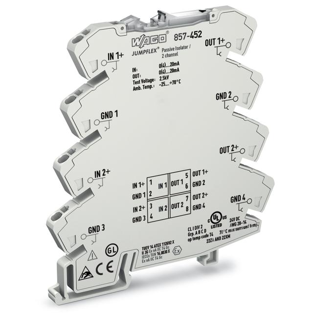 JUMPFLEX przetwornik separacyjny pasywny WAGO