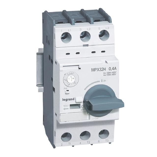 Wyłącznik Silnikowy 3P 0,09Kw 0,25-0,4A Mpx3 32H 417322 LEGRAND