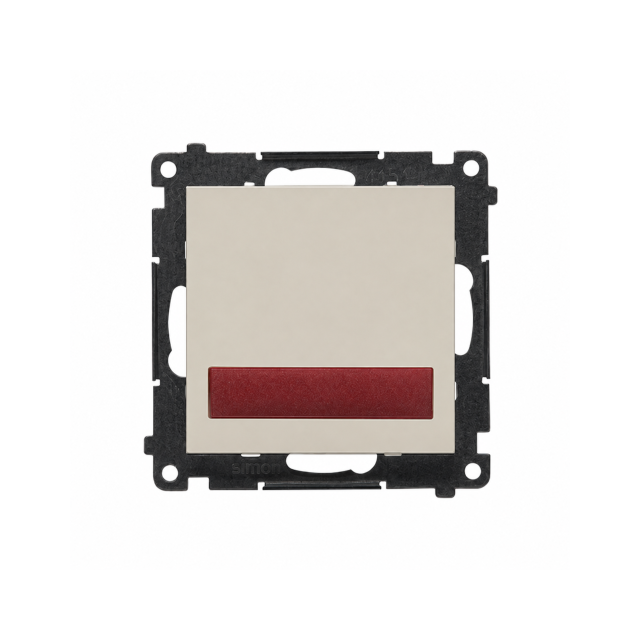 Simon 55 Sygnalizator świetlny LED światło czerwone 230V kaszmirowy TESS2.01/142