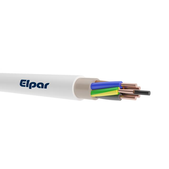 Przewód instalacyjny YDY żo 5x1,5mm2 biały 450/750V /100m/ ELPAR
