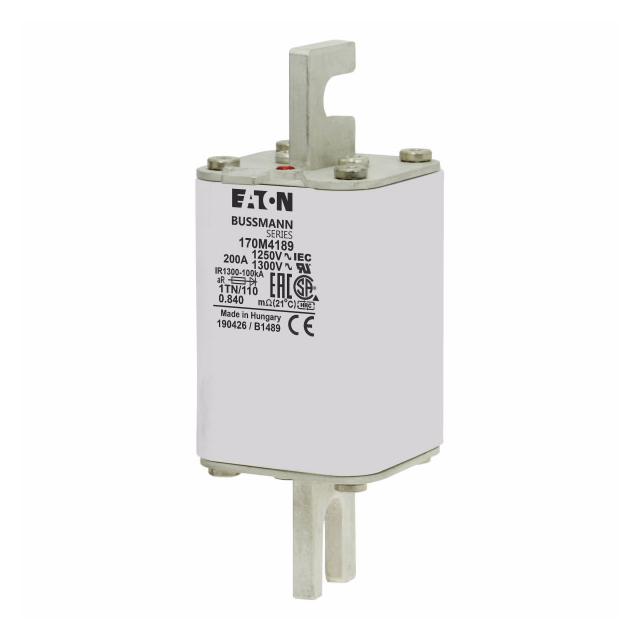 FUSE 200A 1250V 1TN/110 AR CU Wkładka szybka 200A AC 1250V rozmiar 1 53x66x138 mm aR DIN I 170M4189