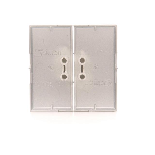 Simon 54 Klawisze do mechanizmu SW6/2M srebrny mat