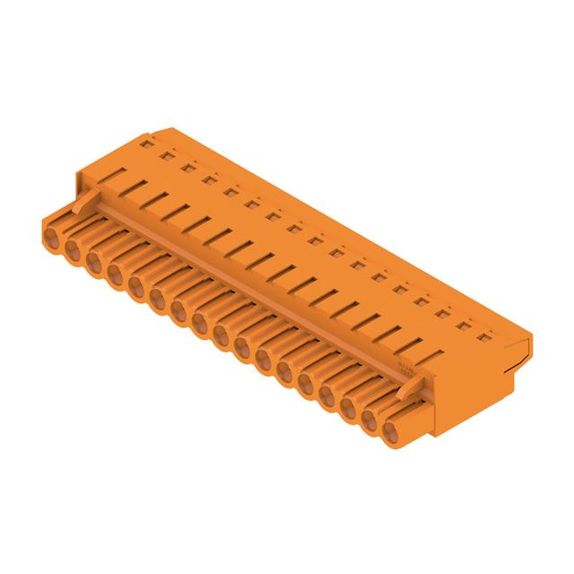 BLT 5.08HC/17/180 SN OR BX Wtyk PCB (złącze wiązki), 5.08 mm, Liczba biegunów: 17, Przylącze TOP /18szt./ 1501060000 WEIDMÜLLER