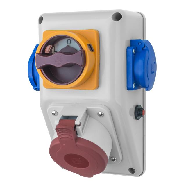 Rozdzielnica budowlana R-BOX KOMPAKT 1x32A/5p, 2x250V, wył. 0/1 biały 325/2/01 B.325/2/01 PAWBOL