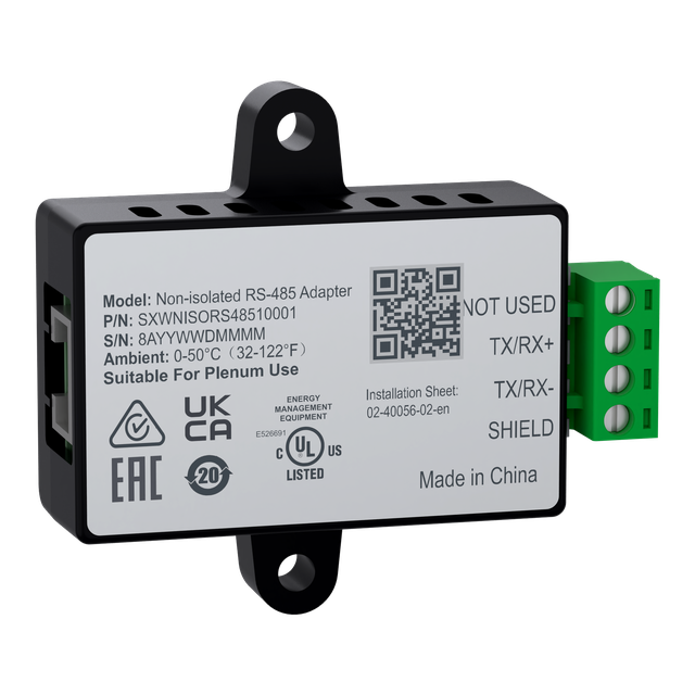 Adapter RS-485 (BACnet MSTP) dla sterowników RP-C i MP-C, do podłączenia sieci b3