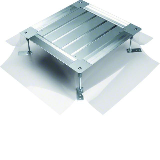 tehalit.UK Uniwersalna puszka podłogowa na nóżkach rozmiar 3 165-215mm stal UDH3165215 HAGER