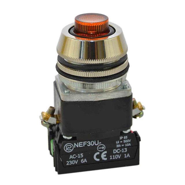 Przycisk NEF30-UWLXY/130V żółty