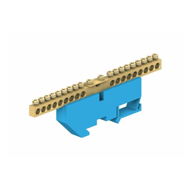 Listwa zac.ochro.18modułowa/18x10mm2+1x35mm2/Niebi