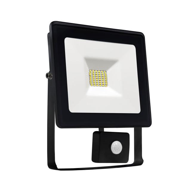 NOCTIS LUX SMD 120st 230V 30W IP44 NW WALLWASHER black with sensor  SLI029026NW_CZUJNIK Spectrum Led