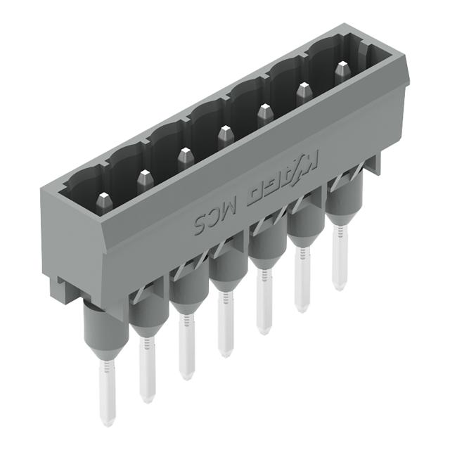 MCS-MIDI Classic wtyk 7-bieg. szary raster 5 mm /100szt./ WAGO