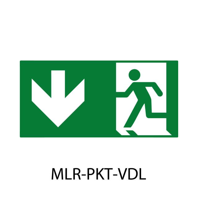 PIKTOGRAM DO OPRAWY MALER WERTYKALNY STRZAŁKA W DÓŁ PO LEWEJ STRONIE