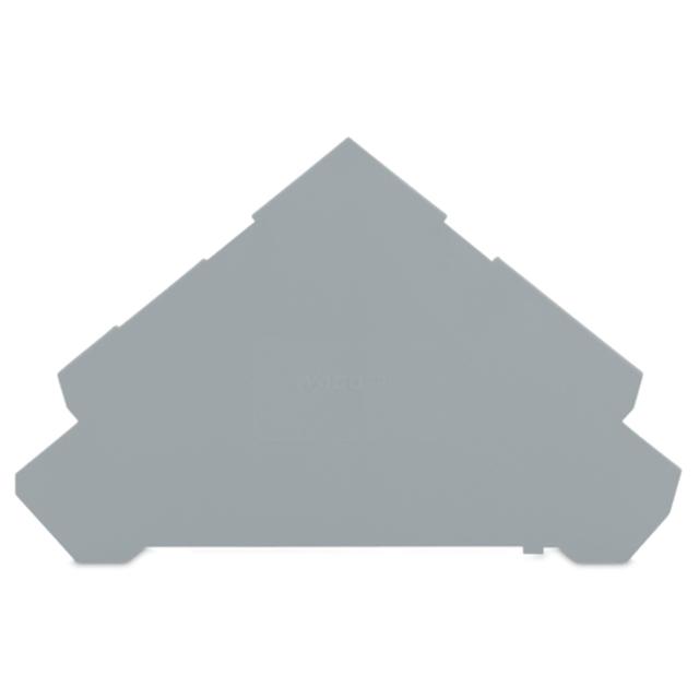 ścianka końcowa szara