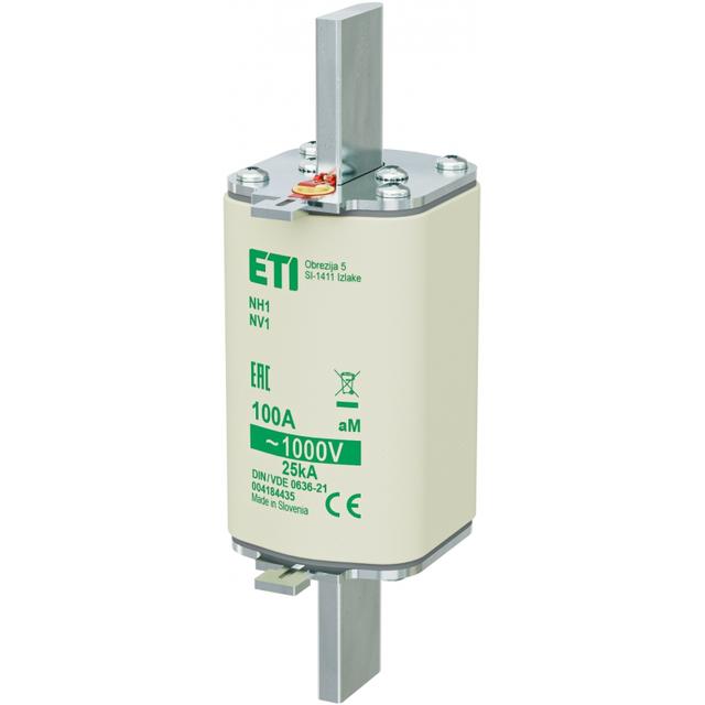 WT/NH-1/aM 100A 1000V - Wkładka topikowa przemysłowa - silnikowa 1000V