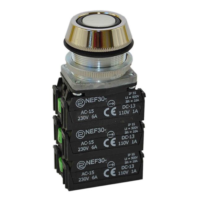 Przycisk NEF30-UK5X biały W0-NEF30-UK 5X B PROMET