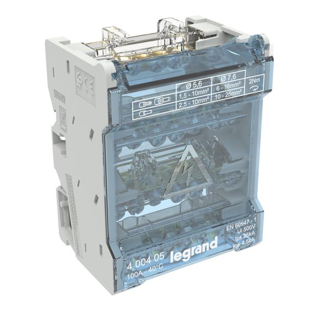 Modułowy Blok Rozdzielczy 4M 4P 100A - 6 Zacisków 400405 LEGRAND