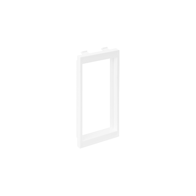 Simon Connect Adapter CIMA na 2 gniazda bezśrubowe K45 (45x45mm) czysta biel