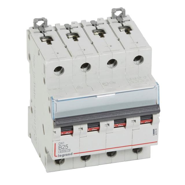 Wyłącznik Nadprądowy S 304 4P B25A 6kA DX3 407626 LEGRAND