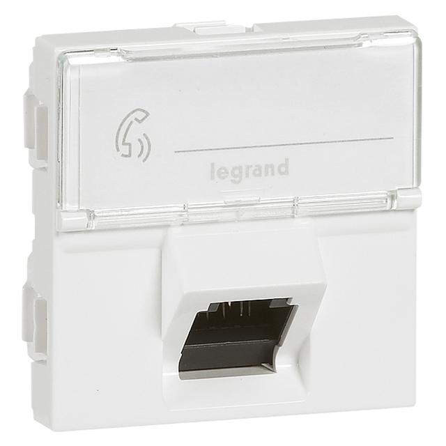M45: 2M 1Xrj45 Kat. 6 Stp 45 Białe 076507 LEGRAND