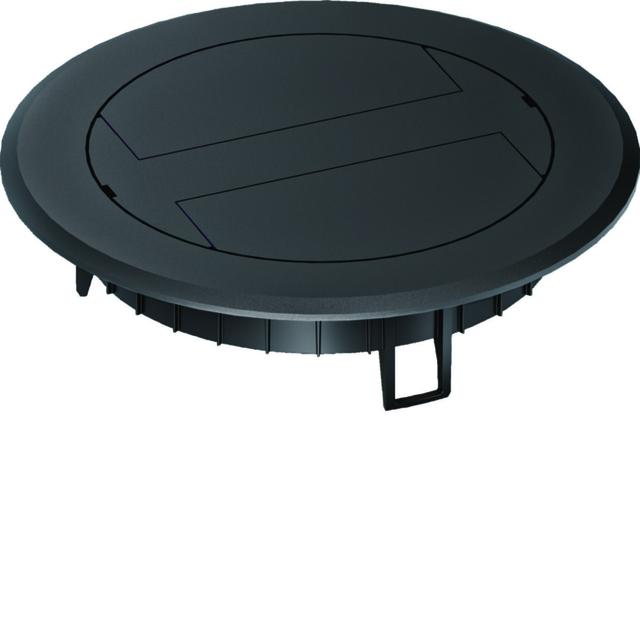 tehalit.VE-EE Pokrywa uchylna do p.instalacyjnej R02 tworzywo czarny