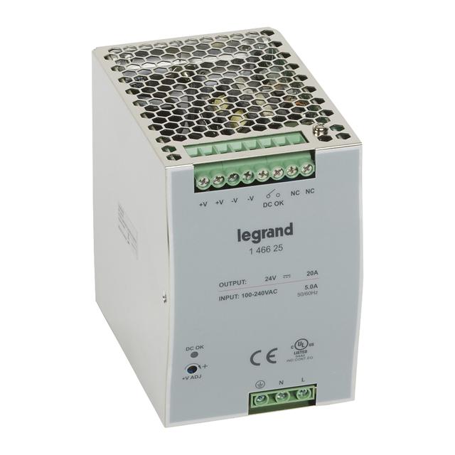 ZASILACZ 1F STABILIZOWANY 240V/24V 20A, Legrand