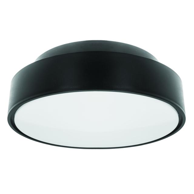 Oprawa oświetleniowa DIONE LED czarny pierścień, czarna podstawa, klosz mleczny b.neutralny 13W, czu