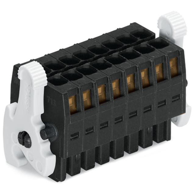 Gniazdo MCS-MINI Classic 16-biegunowe czarne raster 3,5mm /25szt./ 713-1108/037-000 WAGO