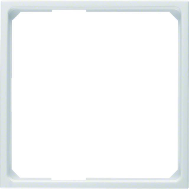 BERKER B.X/S.1 Pierścień adaptacyjny do płytek czołowych 50x50mm biały 11099089 HAGER