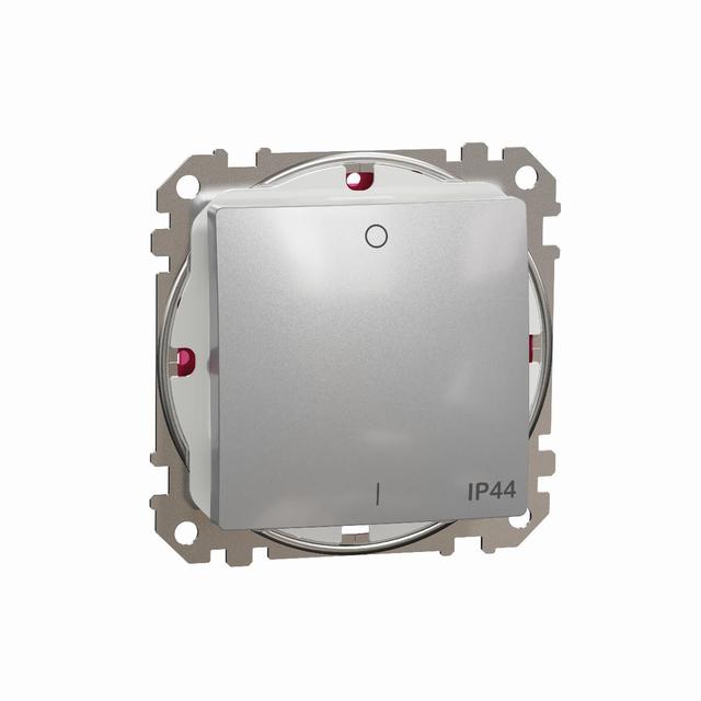 Sedna Design & Elements Łacznik dwubiegunowy IP44 srebrne aluminium SDD213102 Schneider