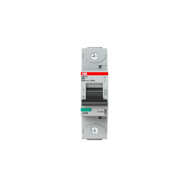 S801U-K80 Wyłącznik nadprądowy 25kA 1P K80A 2CCS881017R0627 ABB