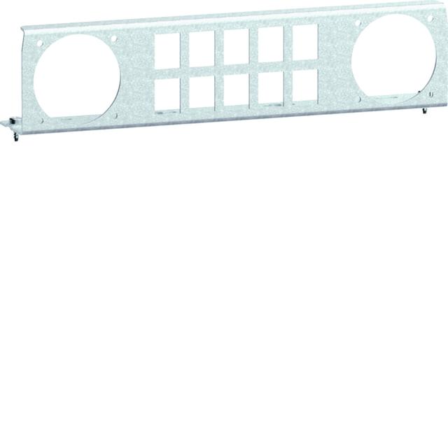 FWU Patch-Panel 10M Keystone, 2 x gniazdo 230V